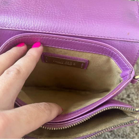 Jimmy Choo Purple Leather Cross Body - Picture 5 of 7